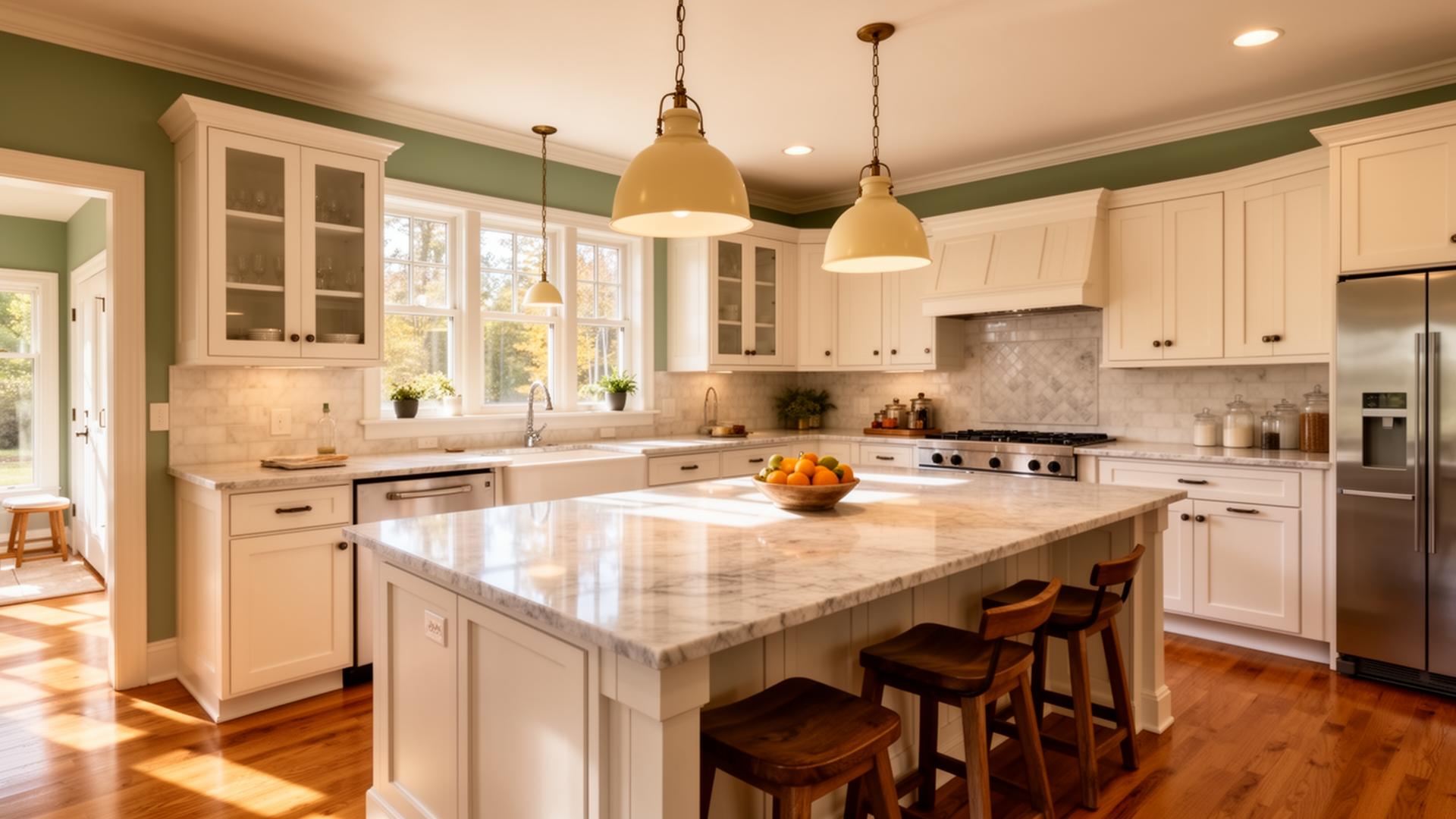 Custom Connecticut kitchen remodel by Moore Construction