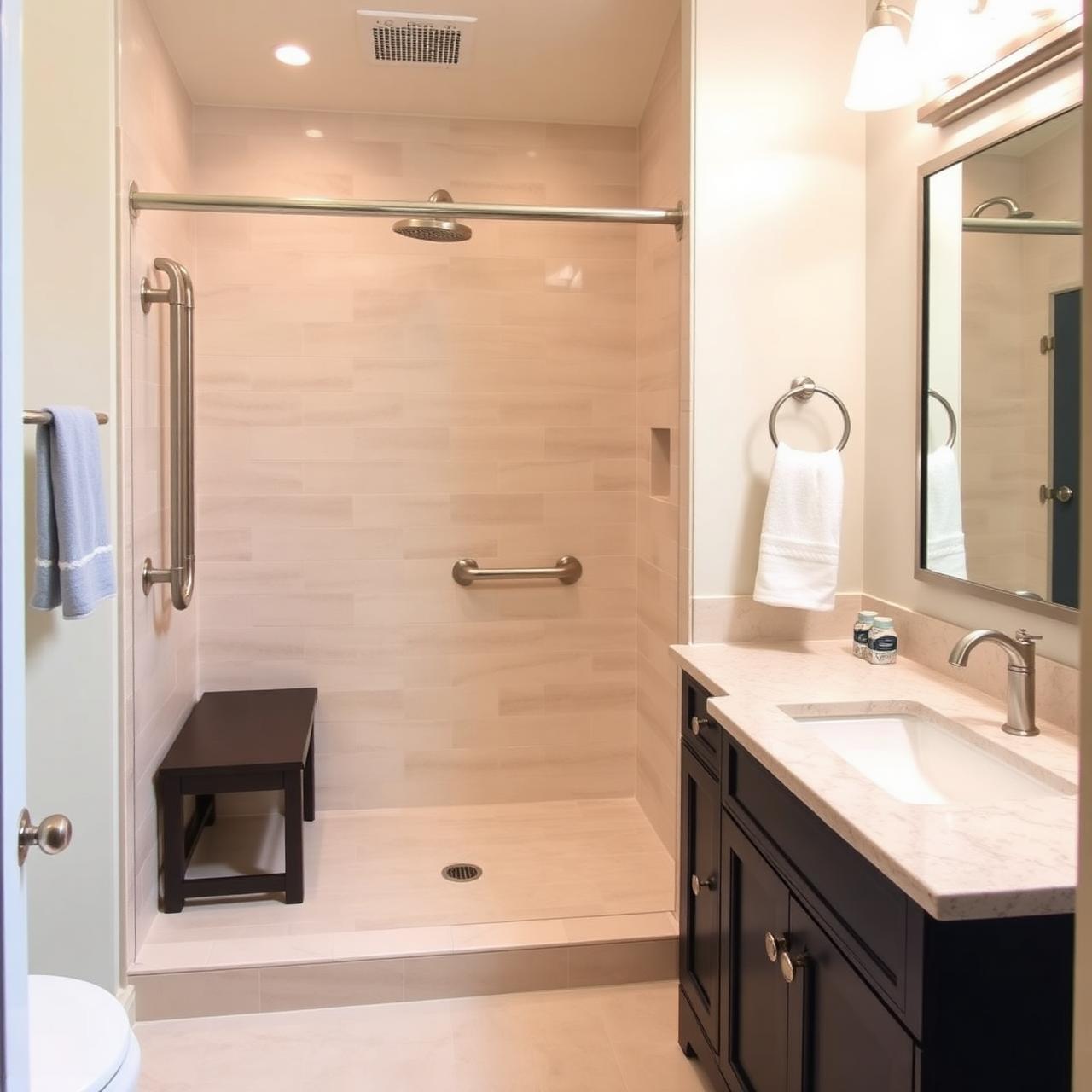 Aging-in-Place Bathroom Remodeling